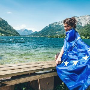 Nini Tsiklauri am Grundlsee